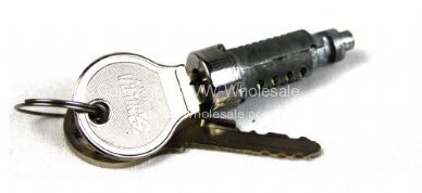 German quality side door lock T code lock barrel & keys 9/63-66 - OEM PART NO: 211841633E