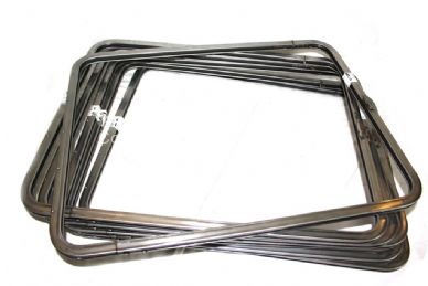 Set of 6 Stainless steel pop out frames Bus 55-67 - OEM PART NO: 221847105SS
