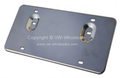 Stainless steel number plate backing mount plate USA 49- - OEM PART NO: CC88840