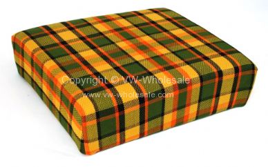 Westfalia buddy seat stool cover Yellow 73-79 - OEM PART NO: 
