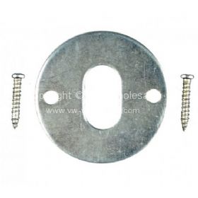 Westfalia Berlin table large metal part washer inc 2 screws for holding rubber part - OEM PART NO: 