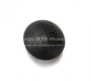 Black plastic gear knob with shift pattern 12mm thread - OEM PART NO: 141711141DS