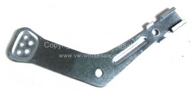 Genuine VW heater lever arm connecting arm mounting bracket Blue heater lever RHD - OEM PART NO: 