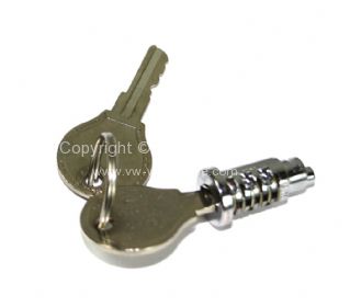 German quality cab door lock barrel & 2 keys - OEM PART NO: 211837217
