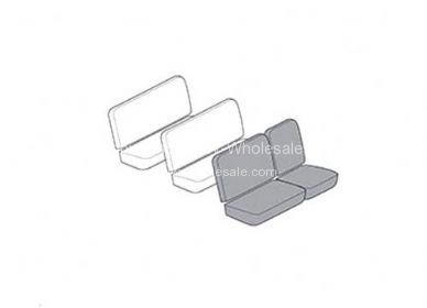 Seat covers front bench 74-76 basket weave horizontal - OEM PART NO: 432117