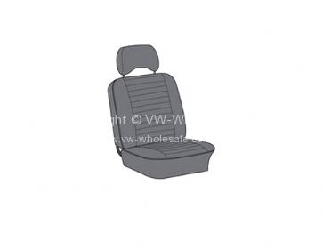 Seat covers front with thru 74-76 basket weave horizontal - OEM PART NO: 432115