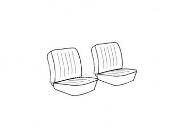 Seat covers front walkthrough T2 77-79 12 - OEM PART NO: 442116