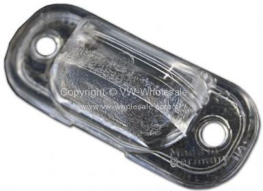 German quality number plate light lens 2 needed - OEM PART NO: 251943121