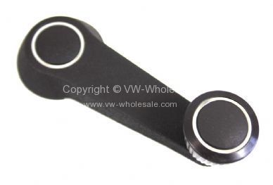 Winder handle black with chrome trim - OEM PART NO: 321837581A