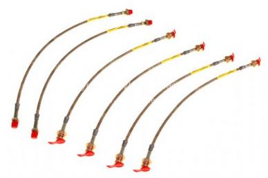 Goodridge brake hose kit in stainless steel T4 96-03 - OEM PART NO: WC69810026P