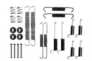 Rear brake shoe fitting kit T4 90-12/95 - OEM PART NO: 701698545