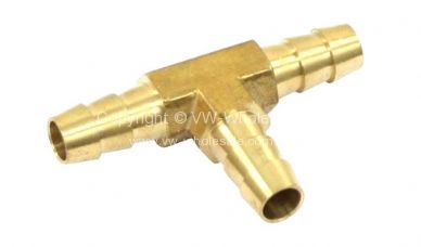 Brass fuel hose T piece 8mm - OEM PART NO: AC129435203
