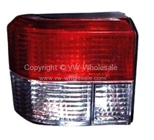 Crystal clear & Red rear light units 1990-2003 - OEM PART NO: 