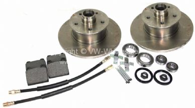 Front brake disc service kit Except Syncro 6/86-91 - OEM PART NO: 251407618KIT