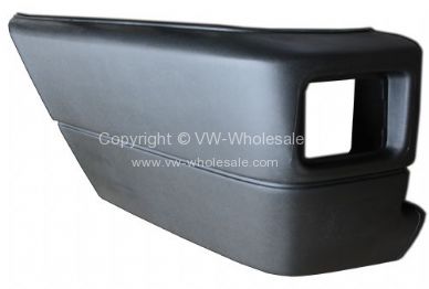 Bumper end cap black with lamp hole Left T4 - OEM PART NO: 701807321B