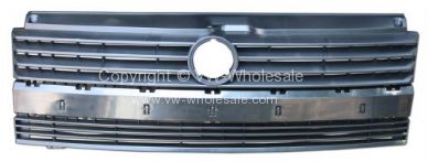 Front grille satin black Short nose T4 1991-2003 - OEM PART NO: 701853653