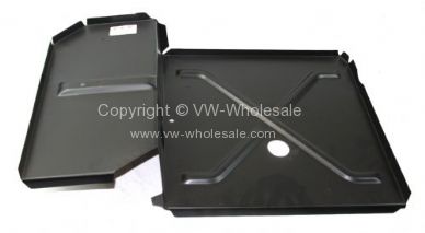 Genuine VW front battery tray repair panel under front seat Left petrol models only Syncro 10/84-92 - OEM PART NO: 251801283E