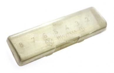 Genuine VW Used fuse box cover 8 fuse - OEM PART NO: 181937555A