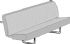 TMI Rear Bench Seat Cover in Basalt grey 50-67 - OEM PART NO: 221881005ESB